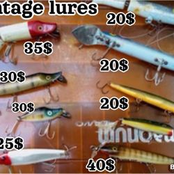 vintage fishing lures