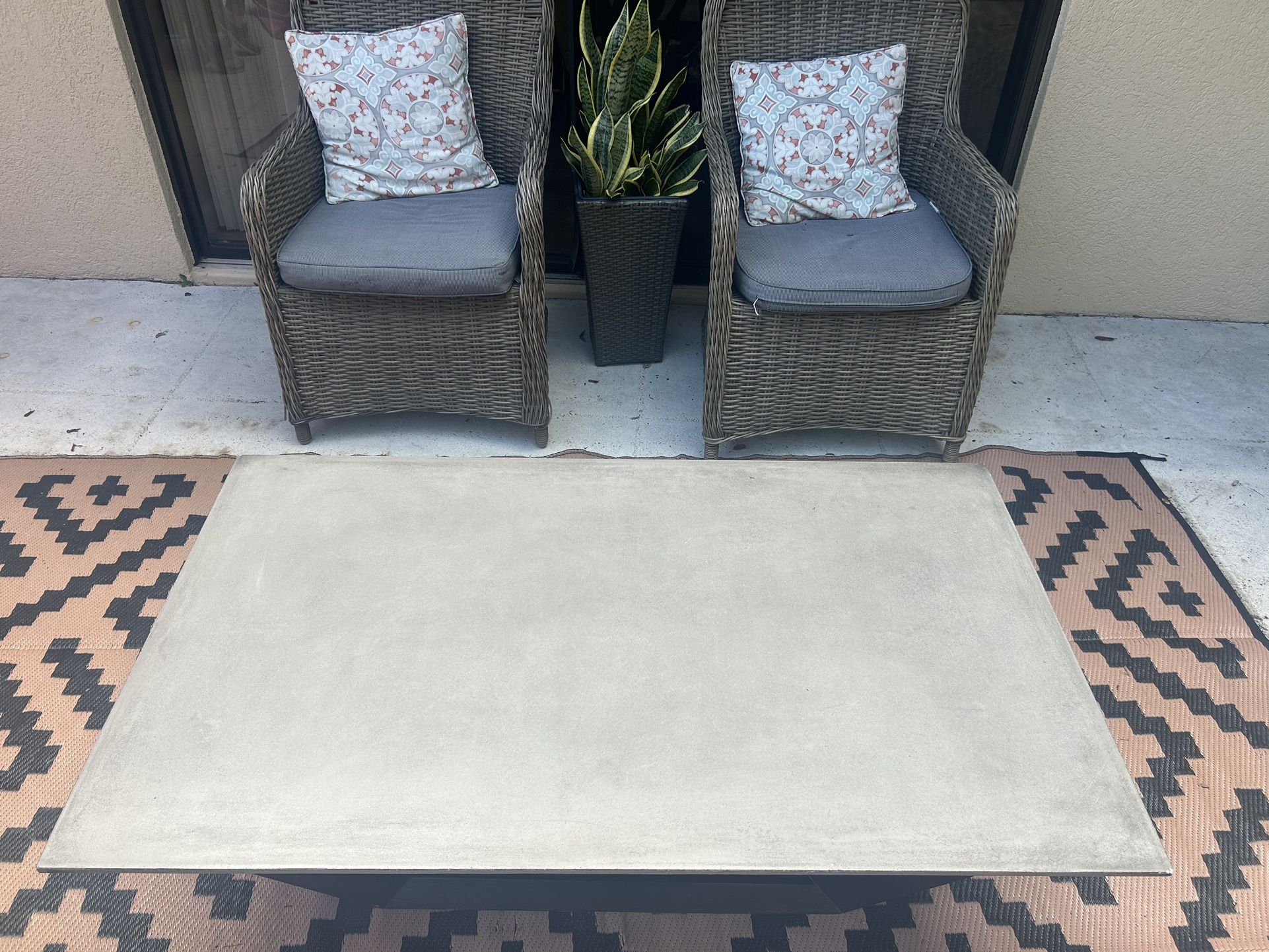 Sunpan Langley Coffee Table and Sunpan Langley End Table