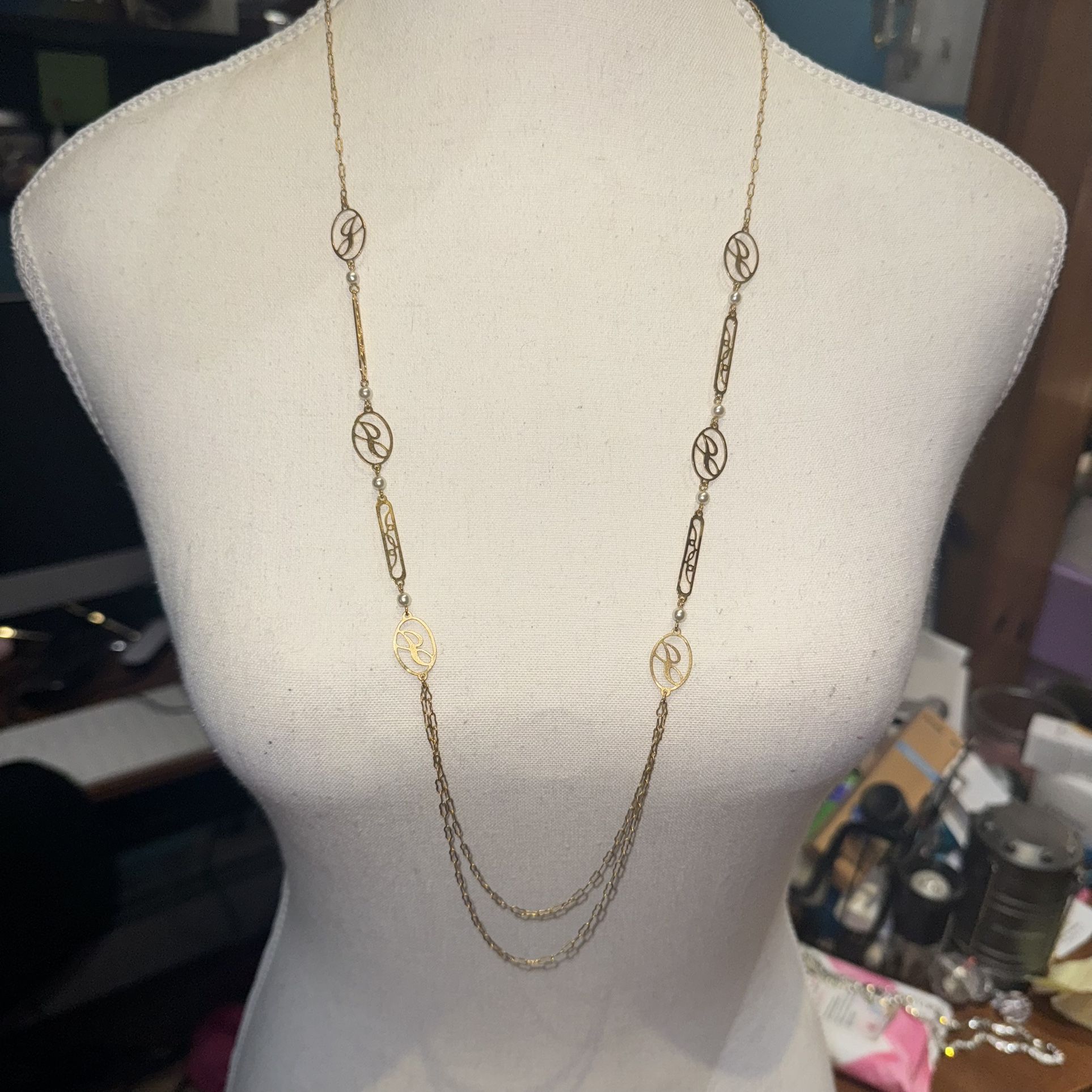 Avon Initial Touch Necklace