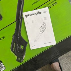 greenworks 80v blower 500cfm