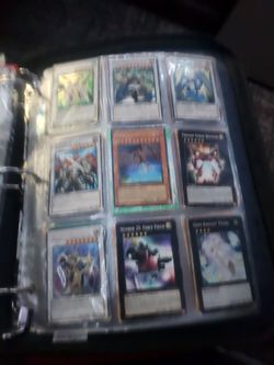 Yu, go cards with a binder.