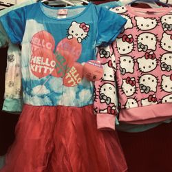 New Hello Kitty Dress Or Sweatshirt. 