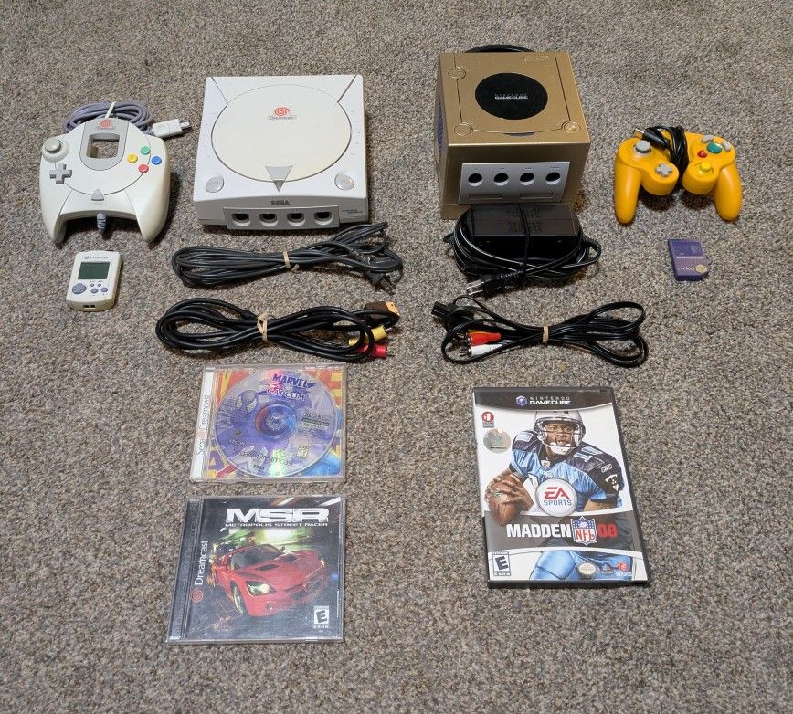 GameCube and Dreamcast Bundle (Tested & Working)