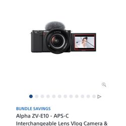 Sony ZV-E10 White Mint Condition. 