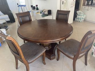 Pure Real Wood Dining Table