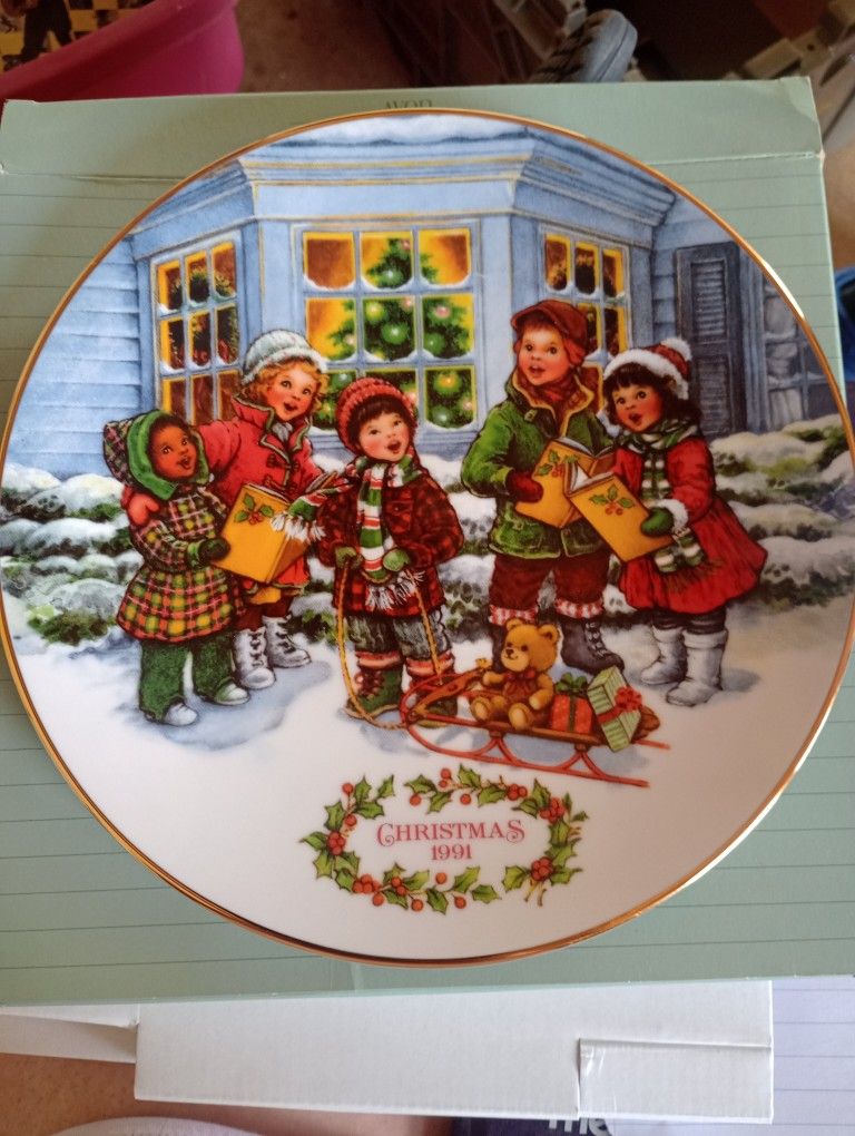 Avon Christmas Plates