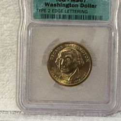 2007 Washington Dollar (ERROR) Type 2 Edge Lettering MS-67
