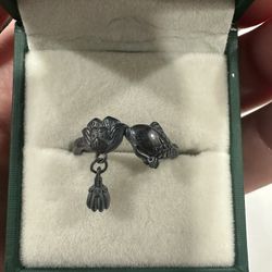 Ring Koi Fish And Lotus Flower