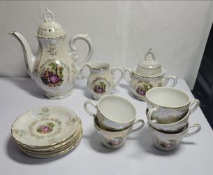 Vintage Japanese Porcelain Tea Set