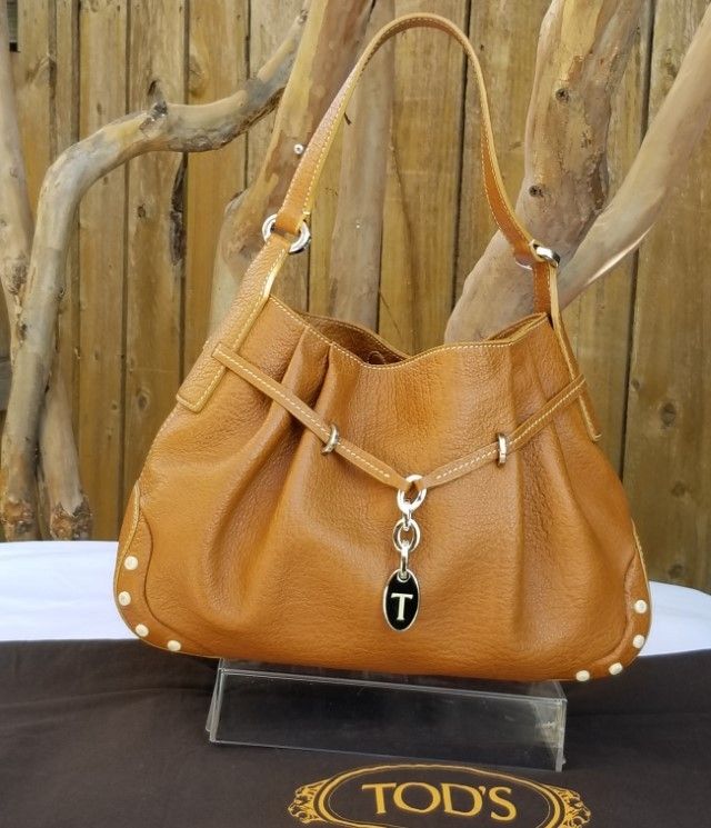 Tod's Medium Brown Leather Hobo shoulder Bag