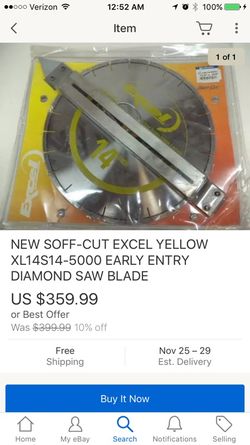 14" Soff Cut Blade