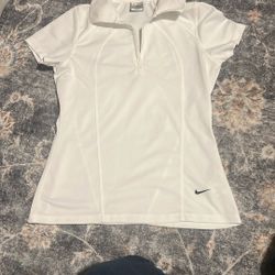 Nike Fit Dry Women’s White Top Size S4/6