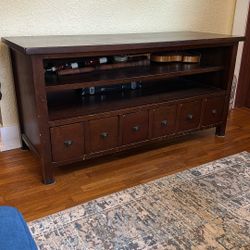 Solid Wood Shelving Unit 