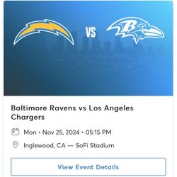 Charger Tickets 