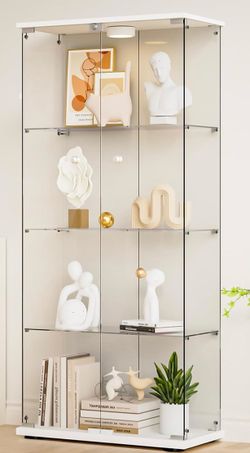 Glass Display Cabinet / Showcase with Built-in Lighting