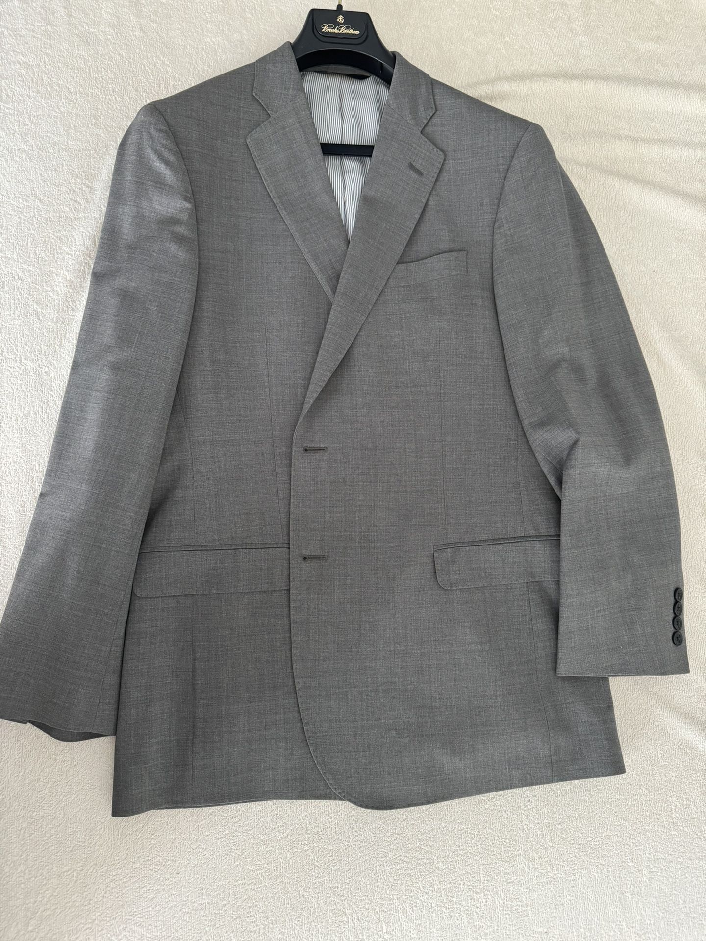Brooks Brothers 346 Fitzgerald Fit Suit Jacket - Gray, Size 42 Regular