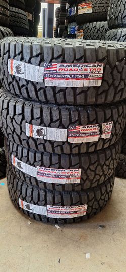 37x12.50R20 AMÉRICAN RT red.  New tires