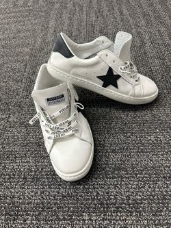 Vintage Havana White/Black Mens 8.5 Low Top Lace Up Sneakers Casual Athletic