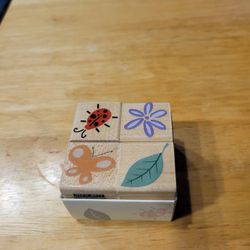 Rubber Stamps Garden Icons Hero Arts Quatros