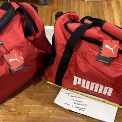 Puma Foundation Red Medium Duffel 