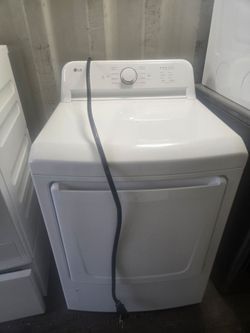 LG White Electric Dryer