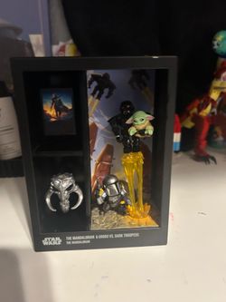 Mandalorian & grogu vs. dark troopers