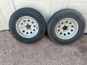 205/75/14 ST205/75D14 trailer tires and wheels 5x4.5