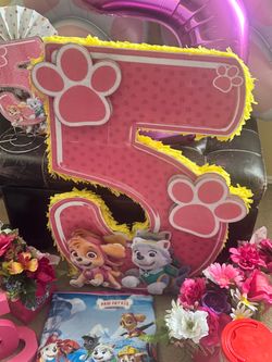 Skye Paw Patrol 5th Birthday Decorations