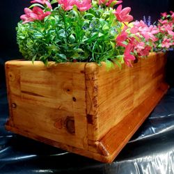 Custom Wood Planter/flower Pot Holder