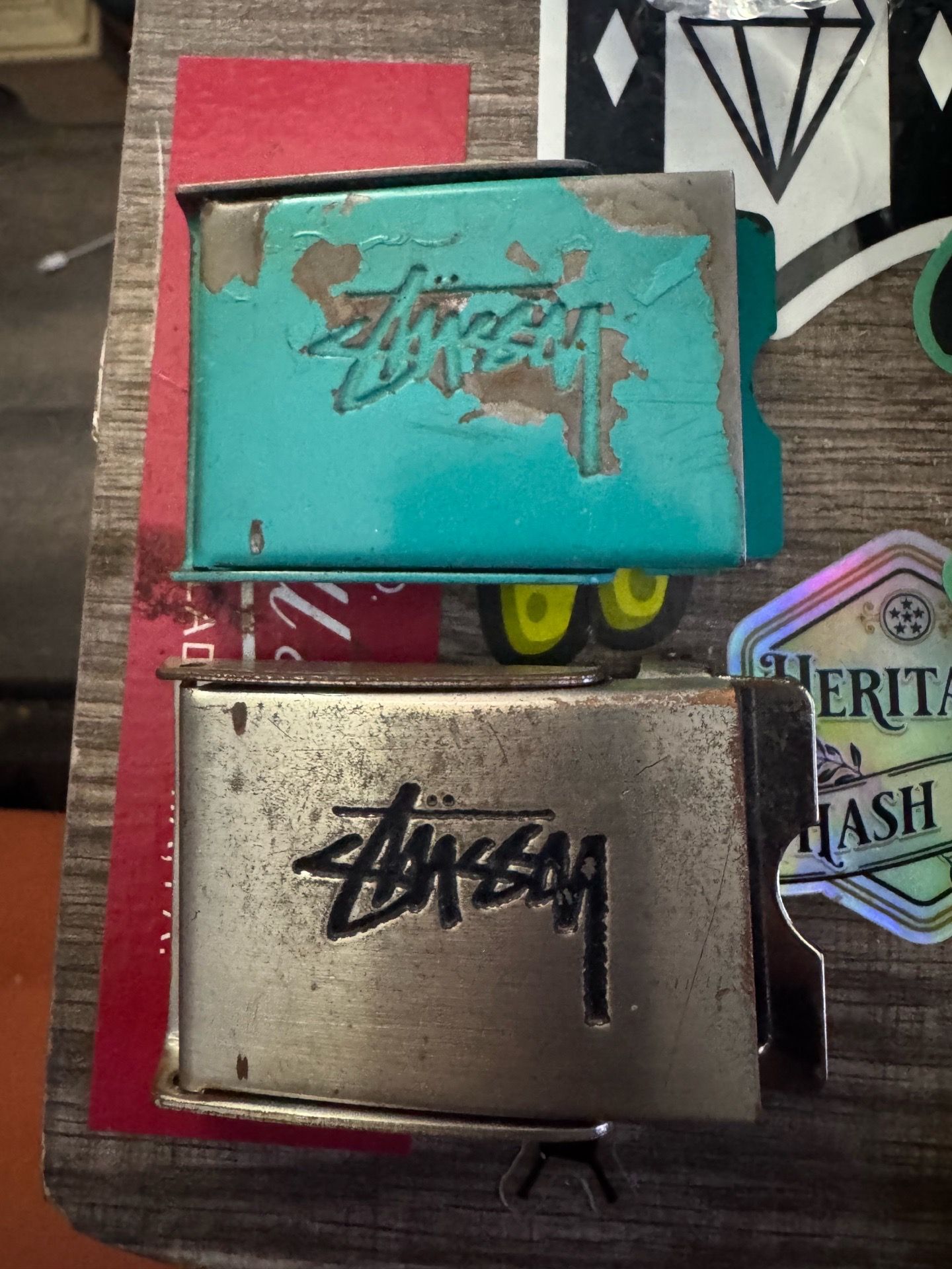 stussy belt buckle