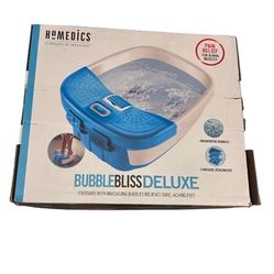 Bubble Bath Feet Spa Massage Homedics 