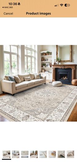 Beige 9x12 Area Rug