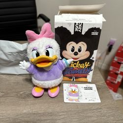 100% Authentic POP MART Mickey Family Together Disney Series KeyChain Daisy Duck