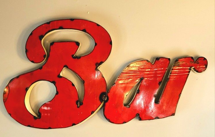 Rustic Bar Sign- 17"H x 32"W