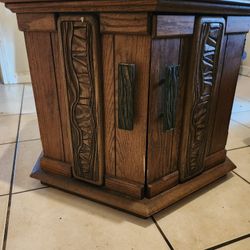 Wood End Table