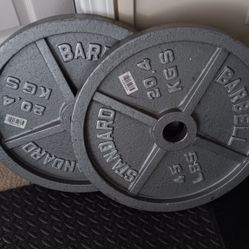 2 .....45lbs Weights New