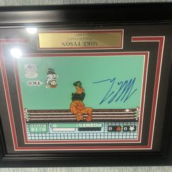 Mike Tyson Sign Super Nintendo Tko