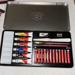 Art Supplies: Paint, Brushes, Pastel