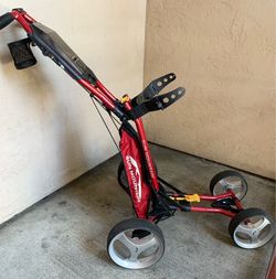 Sun Mountain Micro 4-Wheel Collapsible Golf Bag Push Cart - Local Pick Up Only