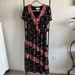 Michael Kors Beautiful Floral Dress, Size M, Excellent Condition, Worn Twice 