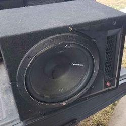 Rockford Fosgate P1-1X12 12" 500W Subwoofer 