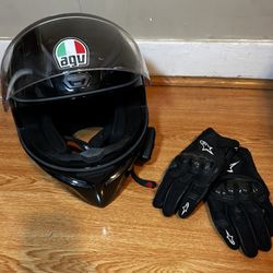 K1 S AGV Helmet with cardo spirit