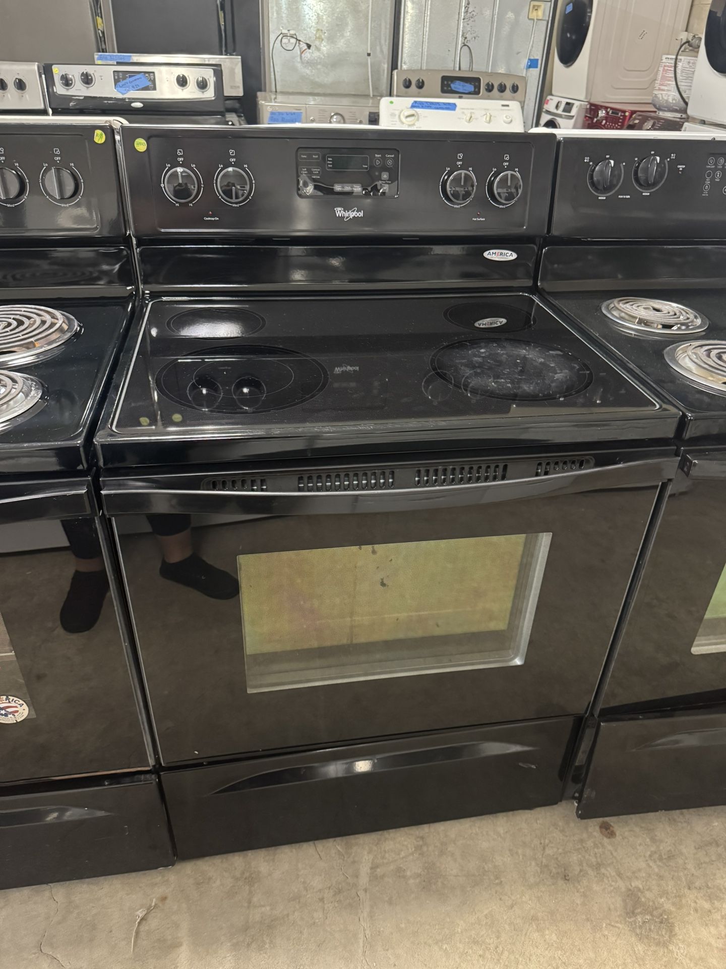 Whirlpool Glass Top Stove