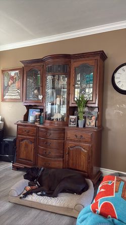 Oak hutch