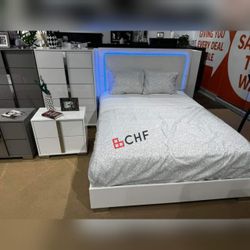 LED Queen / Eastern King Size Bed Frame  (Mattress Sold Separately )