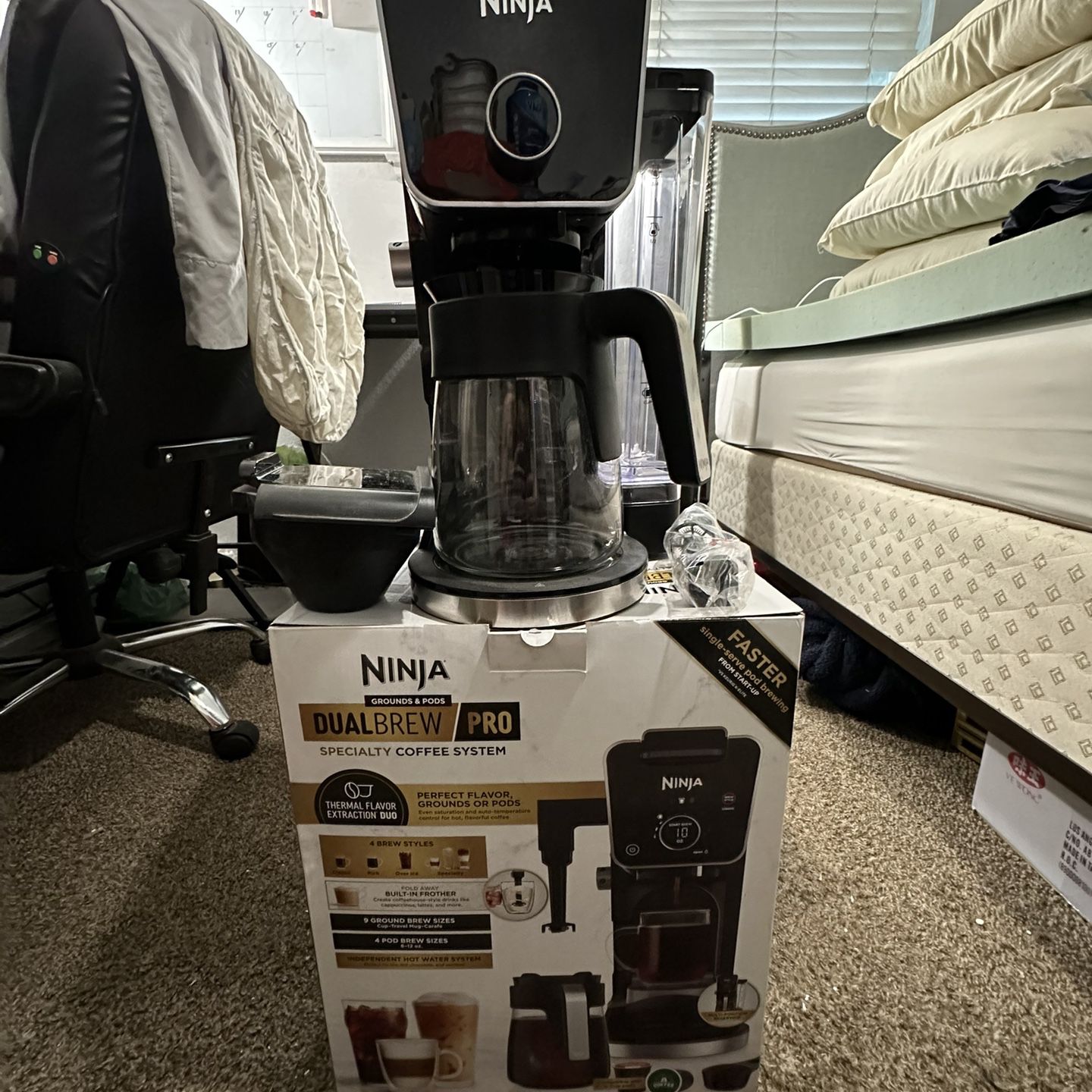 Ninja CFN601 Espresso & Coffee Barista System With Built In Frother (NEW IN  BOX) for Sale in Sacramento, CA - OfferUp
