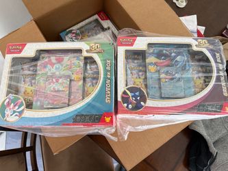 Pokemon 30th anniversary ex boxes