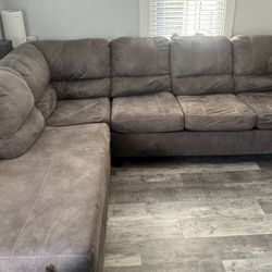 Grey Sectional With Queen Sofa Bed