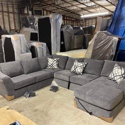 Brand New Large Gray Sectional 