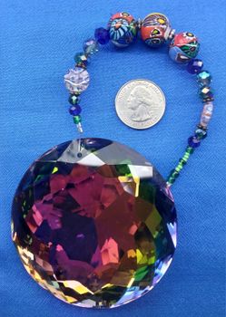 *Crystal Prism on Beaded Stringer